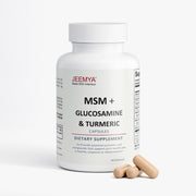 MSM + GLUCOSAMINE & TURMERIC - Joint Support | 30 Servings