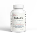 JEEMYA Berberine dietary supplement bottle formulated from bark and roots to support healthy glucose metabolism, metabolic wellness, and overall health support.