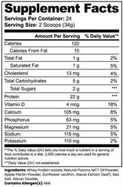 Jeemya Whey Protein Isolate Vanilla 805 g (28.4 oz) 24 Servings | Foundational Sports & Performance Support for Daily Use