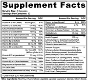 Jeemya Broad‑Spectrum Multivitamin & Botanical Complex 60 Capsules | Foundational Vitamins & Essentials for Daily Support